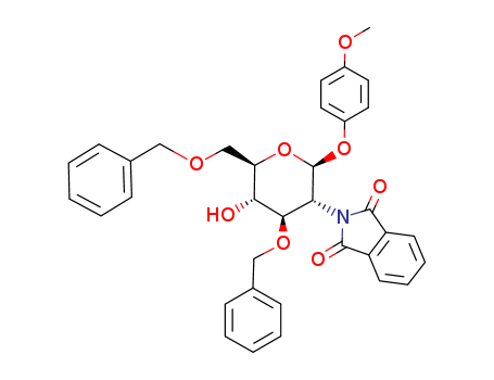4-Methoxyphenyl 3,6-Di-O-benzyl-2-deoxy-2-phthaliMido-beta-D-glucopyranoside
