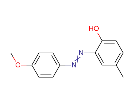 Molecular Structure of 15096-05-6 ((6Z)-6-[(4-methoxyphenyl)hydrazono]-4-methylcyclohexa-2,4-dien-1-one)