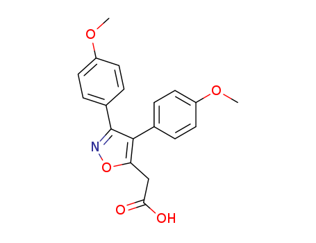 2-(3,4-bis(4-methoxyphenyl)isoxazol-5-yl)acetic acid