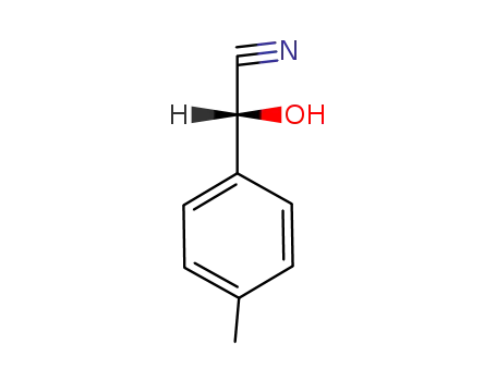 Molecular Structure of 10017-04-6 ((R)-(+)-4-METHYLMANDELONITRILE)