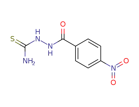Molecular Structure of 836-16-8 (2-[(4-nitrophenyl)carbonyl]hydrazinecarbothioamide)