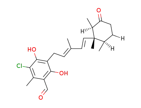 Molecular Structure of 26166-39-2 (ascochlorin)