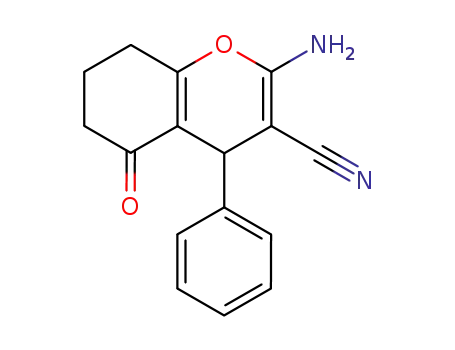 2-amino-5-oxo-4-phenyl-5,6,7,8-tetrahydro-4H-chromene-3-carbonitrile