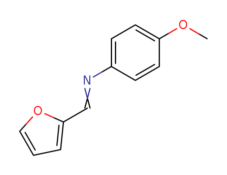 Benzenamine, N-(2-furanylmethylene)-4-methoxy-