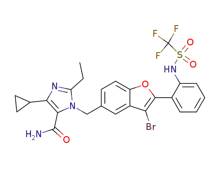 Molecular Structure of 146623-69-0 (Saprisartan)