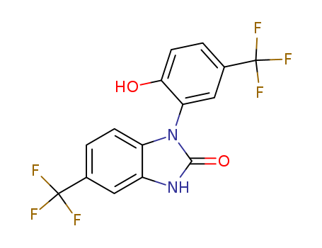 1-(2-hydroxy-5-(trifluoromethyl)phenyl)-5-(trifluoromethyl)-1H-benzo[d]imidazol-2(3H)-one