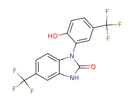 1-(2-hydroxy-5-(trifluoromethyl)phenyl)-5-(trifluoromethyl)-1H-benzo[d]imidazol-2(3H)-one
