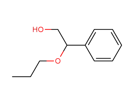 Molecular Structure of 75567-12-3 (Benzeneethanol, b-propoxy-)