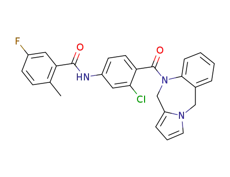 Molecular Structure of 168079-32-1 (LIXIVAPTAN)