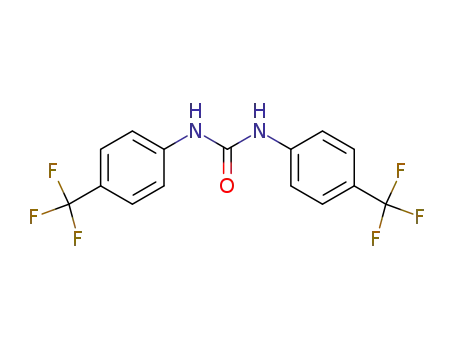Molecular Structure of 1960-88-9 (1,3-Bis[4-(trifluoromethyl)phenyl]urea)