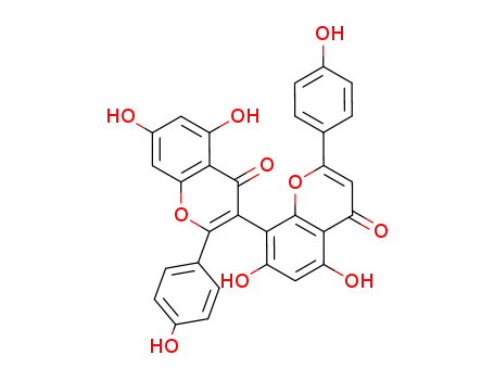 Molecular Structure of 101140-06-1 (AMENTOFLAVONE)