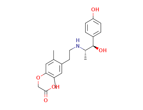 2-[4-[2-[[1-HYDROXY-1-(4-HYDROXYPHENYL)PROPAN-2-YL]AMINO]ETHYL]-2,5-DIMETHYL-PHENOXY]ACETIC ACID