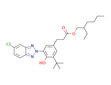 2-ethylhexyl 3-[3-(5-chlorobenzotriazol-2-yl)-4-hydroxy-5-tert-butyl-phenyl]propanoate
