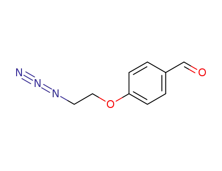 Molecular Structure of 149806-75-7 (4-(2-azidoethoxy) benzaldehyde)