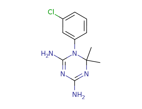1,3,5-TRIAZINE-2,4-DIAMINE,1-(3-CHLOROPHENYL)-1,6-DIHYDRO-6,6-DIMETHYL-CAS