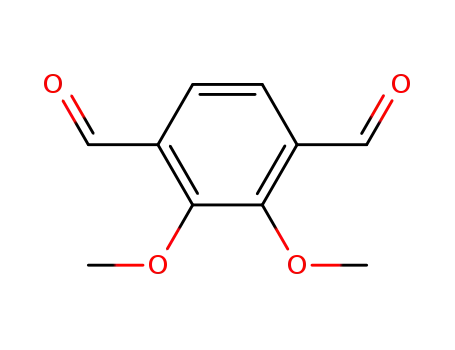 Molecular Structure of 179693-85-7 (1,4-Benzenedicarboxaldehyde, 2,3-diMethoxy- (Related Reference))