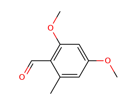 Molecular Structure of 7149-90-8 (2,4-Dimethoxy-6-methylbenzaldehyde)