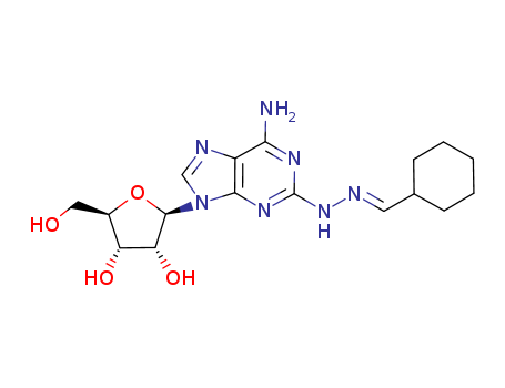 2-[(cyclohexylmethylene)hydrazino]-Adenosine