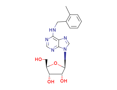 Adenosine, N-[(2-methylphenyl)methyl]-