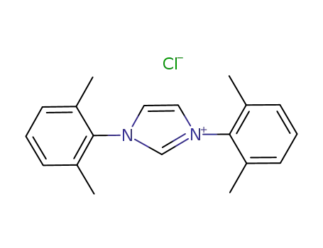 Molecular Structure of 250285-31-5 (1H-Imidazolium, 1,3-bis(2,6-dimethylphenyl)-, chloride)