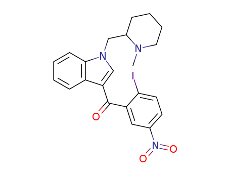 Methanone,
(2-iodo-5-nitrophenyl)[1-[[(2R)-1-methyl-2-piperidinyl]methyl]-1H-indol-3
-yl]-
