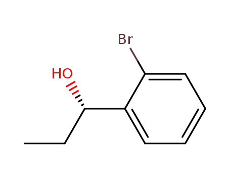 Molecular Structure of 170379-92-7 ((S)-o-(1-hydroxy-1-propyl)broMobenzene)