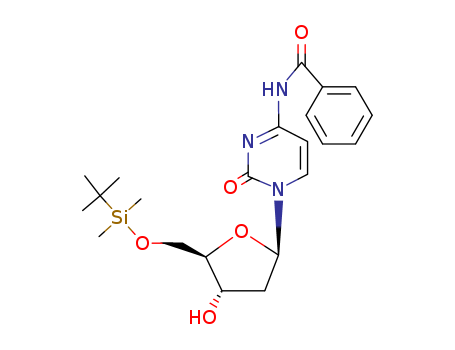 Cytidine,N-benzoyl-2'-deoxy-5'-O-[(1,1-dimethylethyl)dimethylsilyl]- (9CI)