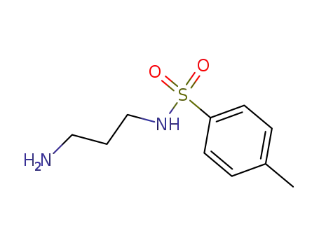 Molecular Structure of 56125-49-6 (N-(3-aminopropyl)-4-methylbenzenesulfonamide)