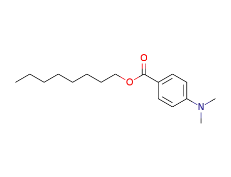 Molecular Structure of 58817-05-3 (OCTYLDIMETHYL P-AMINOBENZOIC ACID)