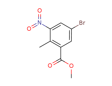 Benzoic acid, 5-bromo-2-methyl-3-nitro-, methyl ester