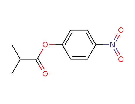 Molecular Structure of 4195-16-8 (Propanoic acid, 2-methyl-, 4-nitrophenyl ester)
