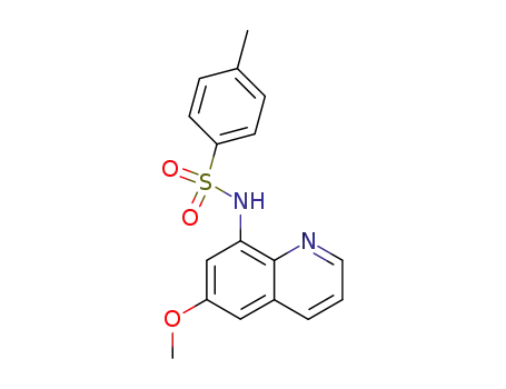 Molecular Structure of 109628-27-5 (N-(6-Methoxy-8-quinolyl)-4-toluenesulfonamide)