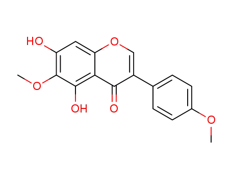 Molecular Structure of 2345-17-7 (irisolidone)