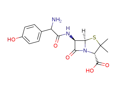 6-[α-Amino-α-(4-hydroxyphenyl)acetamido]penicillanic acid