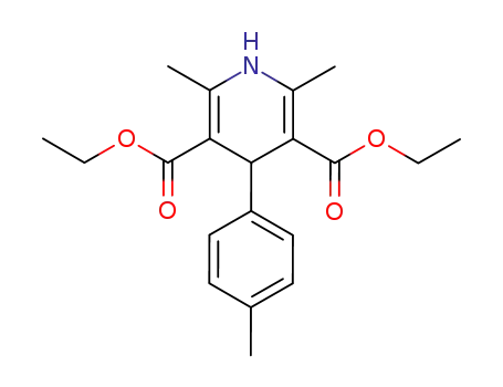 3,5-Pyridinedicarboxylic acid,
1,4-dihydro-2,6-dimethyl-4-(4-methylphenyl)-, diethyl ester