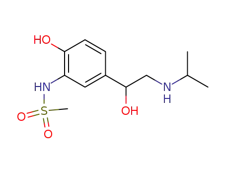 Molecular Structure of 13642-52-9 (Soterenol)