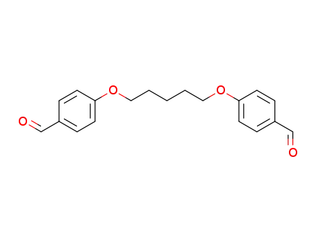 Molecular Structure of 77355-01-2 (4,4’-(1,5-Pentanediyl)dioxydibenzaldehyde)