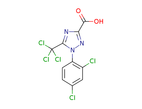 1-(2,4-dichlorophenyl)-5-(trichloromethyl)-1H-1,2,4-triazole-3-carboxylic acid CAS NO.103112-36-3  CAS NO.103112-36-3