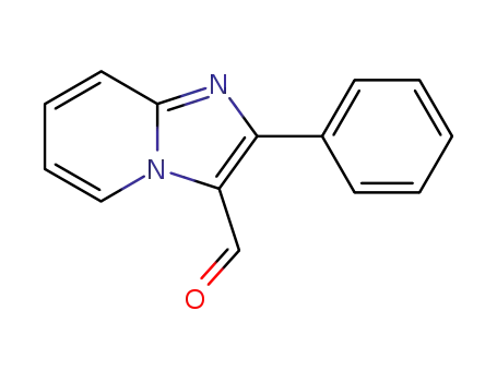 Molecular Structure of 3672-39-7 (2-PHENYL-IMIDAZO[1,2-A]PYRIDINE-3-CARBALDEHYDE)