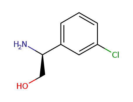 Molecular Structure of 663611-73-2 ((2S)-2-AMino-2-(3-chlorophenyl)ethan-1-ol)