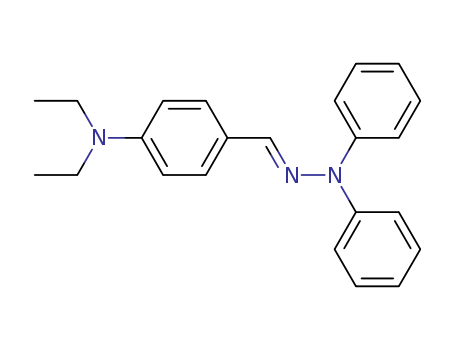 Benzaldehyde,4-(diethylamino)-, diphenylhydrazone, (E)- (9CI)