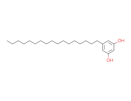 Molecular Structure of 41442-57-3 (5-N-HEPTADECYLRESORCINOL)