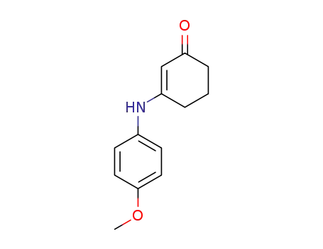Molecular Structure of 36646-77-2 (3-(4-methoxyphenylamino)cyclohex-2-en-1-one)