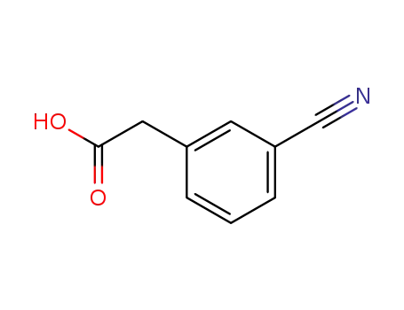 Molecular Structure of 1878-71-3 (3-CYANOPHENYLACETIC ACID)