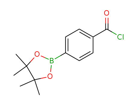4-(4,4,5,5-tetramethyl-1,3,2-dioxaborolan-2-yl)benzoyl chloride