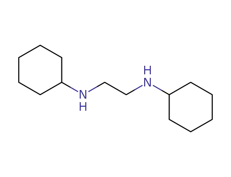 Molecular Structure of 4013-98-3 (N,N'-Dicyclohexyl-1,2-ethanediamine Hydrate)