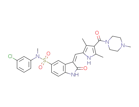 Molecular Structure of 658084-23-2 (SU 11274)