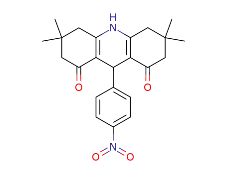 9-{4-nitrophenyl}-3,3,6,6-tetramethyl-3,4,6,7,9,10-hexahydro-1,8(2H,5H)-acridinedione