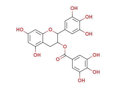 Molecular Structure of 107965-88-8 (epigallocatechin-3-O-gallate)