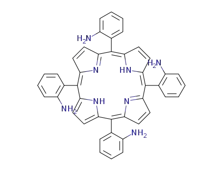 Molecular Structure of 52199-35-6 (tetrakis-5,10,15,20-(o-aminophenyl)porphyrin)